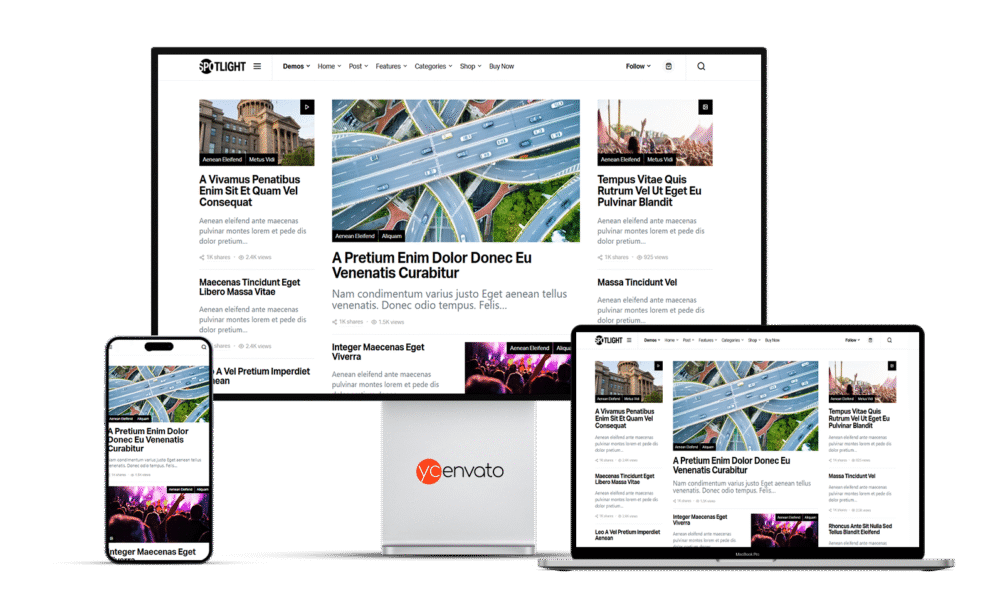 Spotlight - Feature-Packed News & Magazine Theme - Görsel 2