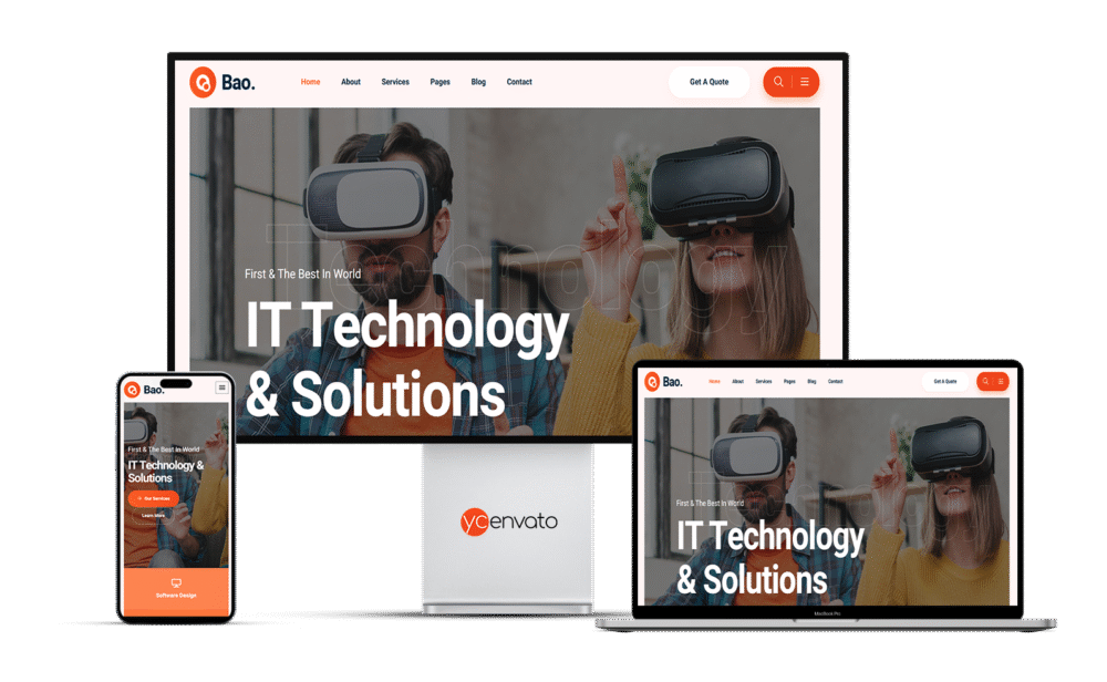 Bao - IT Solutions & Services WordPress Theme - Görsel 2