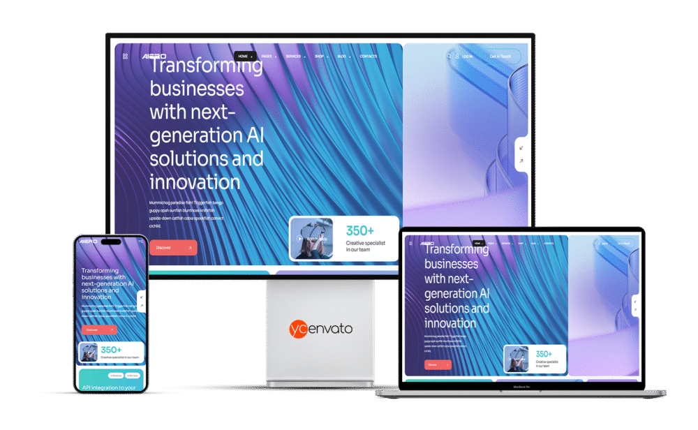 Aiero - AI Agency & Technology WordPress Theme - Görsel 5