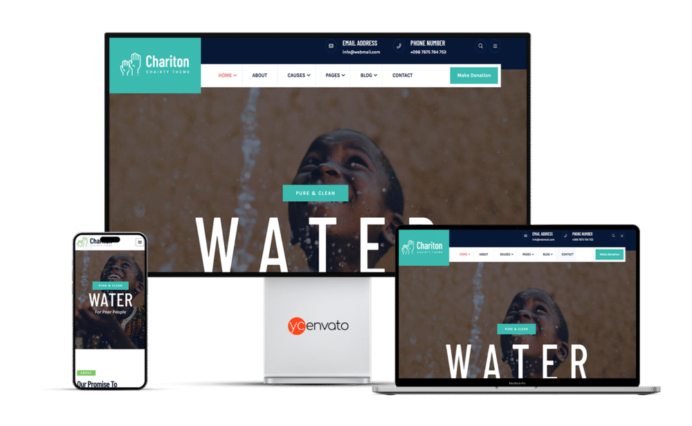 Chariton - NonProfit Charity WordPress Theme - Görsel 2