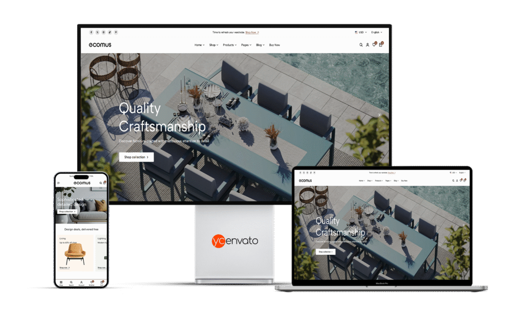 Ecomus - Multipurpose WooCommerce Theme - Görsel 4