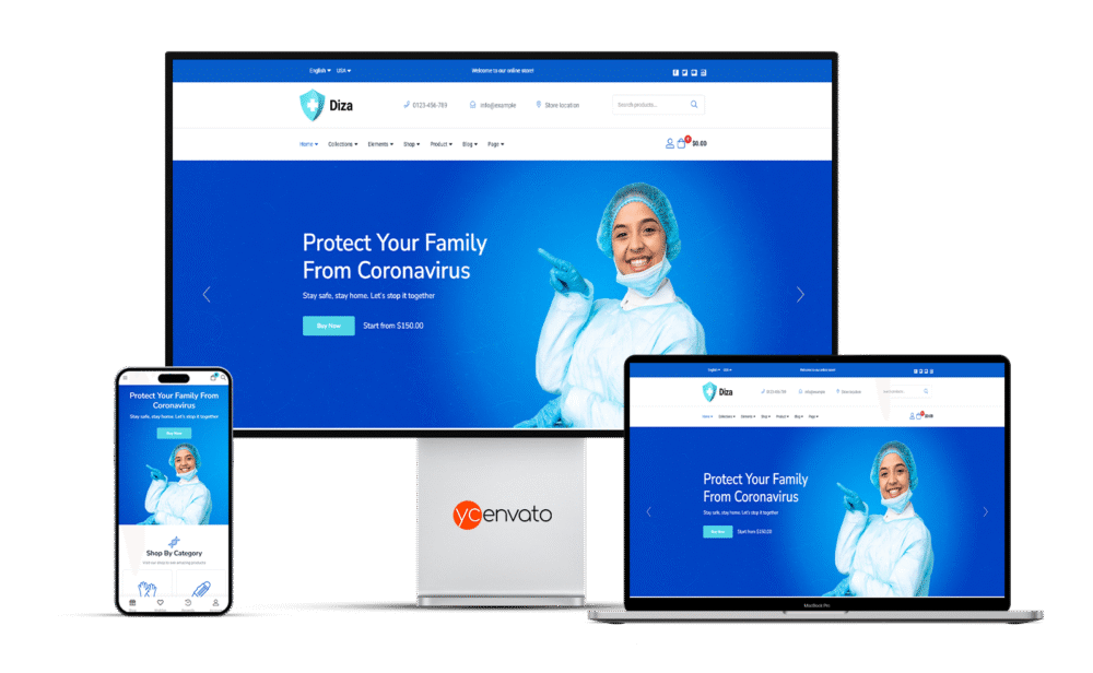 Diza - Pharmacy Store Elementor WooCommerce Theme - Görsel 4