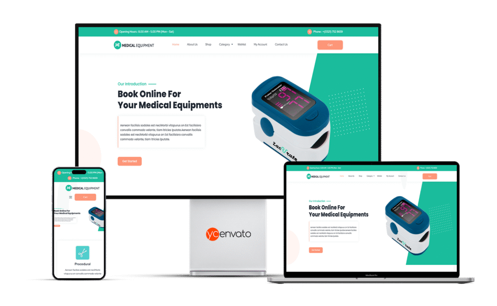 Medical Equipment - eCommerce WordPress Theme - Görsel 4