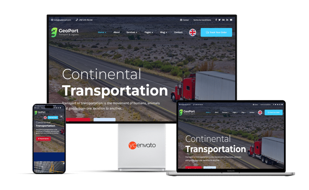 Geoport - Transport & Logistics WordPress Theme