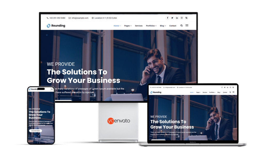 Rounding - Business WordPress Theme