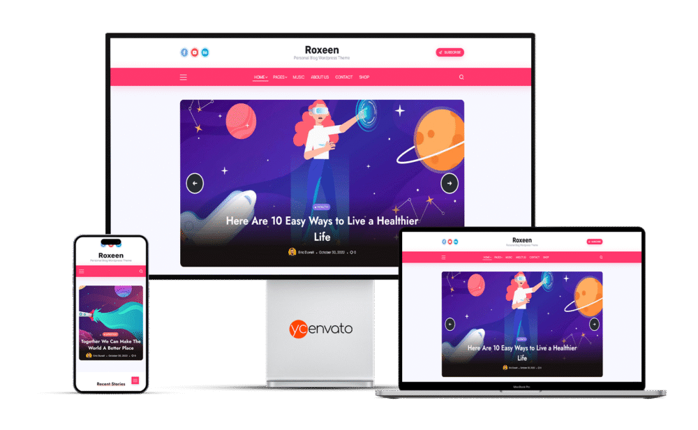 Roxeen - Personal Lightweight WordPress Theme - Görsel 4