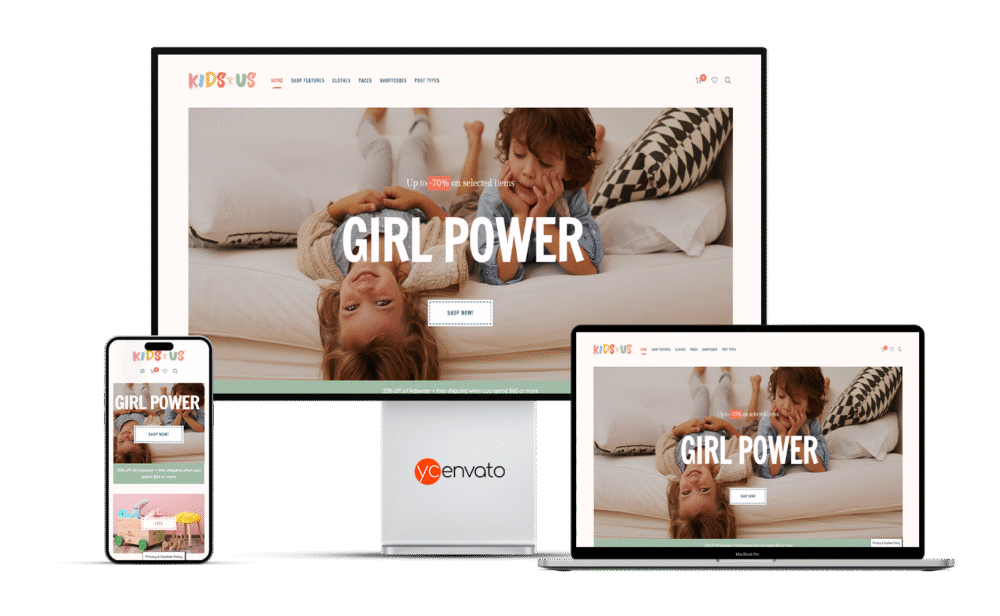 Kids R Us – Toy Store and Kids Clothes Shop WordPress Theme