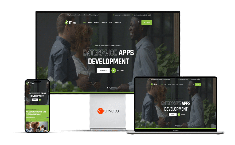 ITInc  - Technology & IT Solutions WordPress Theme - Görsel 3