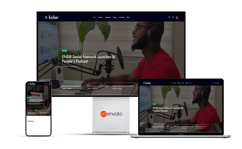Kicker - Multipurpose Blog Magazine WordPress Theme + Gutenberg - Görsel 5