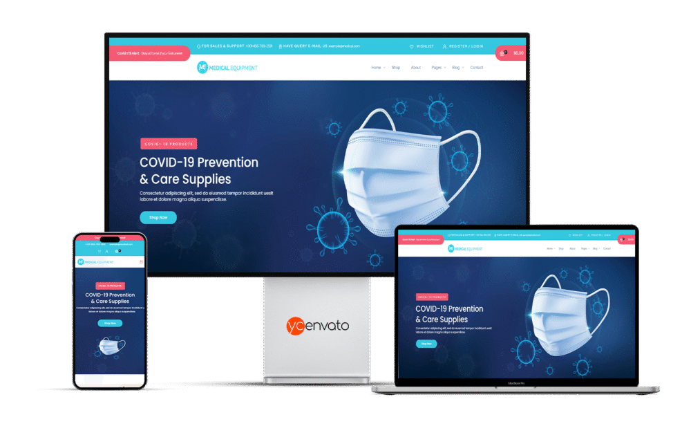 Medical Equipment - eCommerce WordPress Theme - Görsel 3