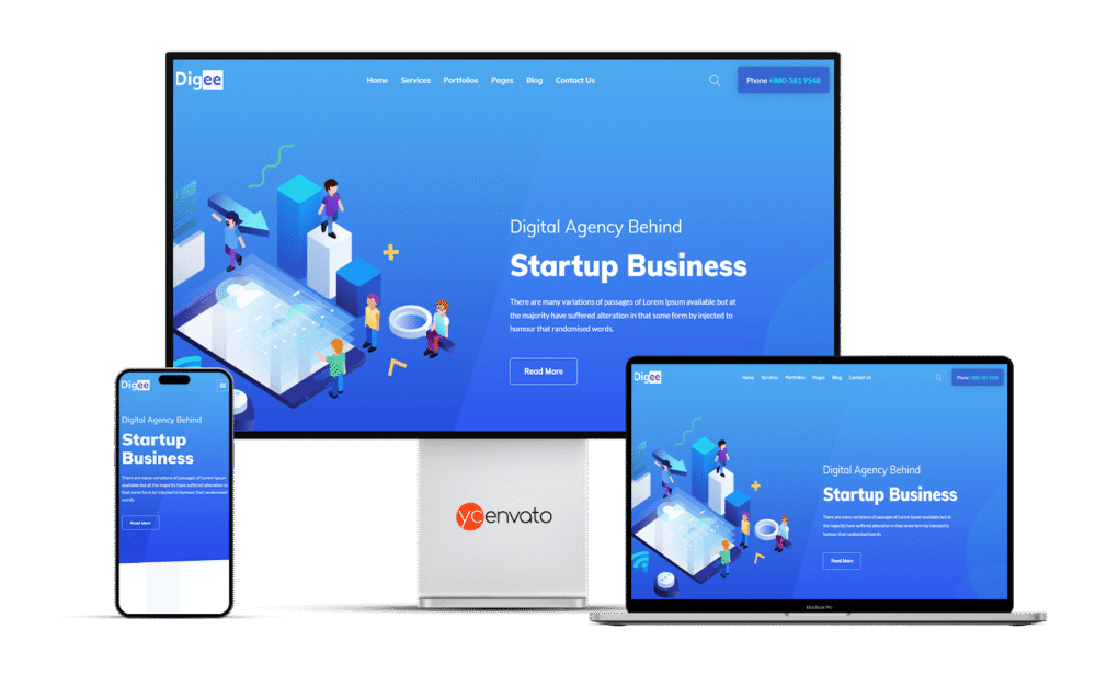Digee - Digital Marketing Agency WordPress Theme