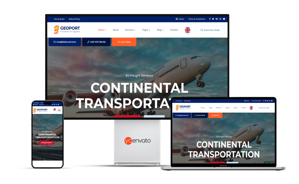 Geoport - Transport & Logistics WordPress Theme - Görsel 3