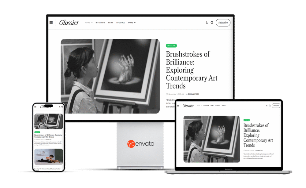 Glossier - Newspaper & Viral Magazine WordPress Theme - Görsel 5