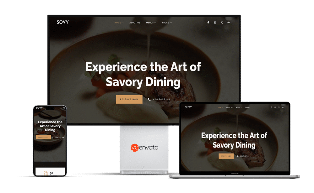 Sovy – Restaurant FSE WordPress Theme