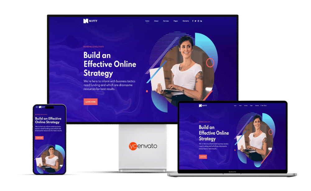 Nifty – Business Consulting WordPress Theme - Görsel 3