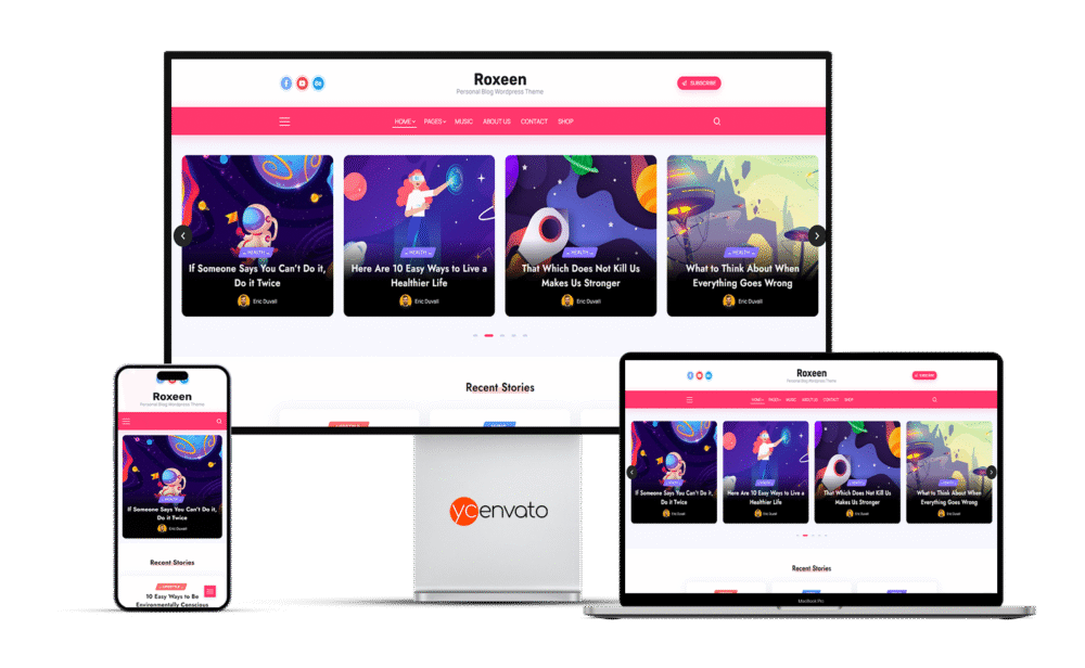 Roxeen - Personal Lightweight WordPress Theme - Görsel 3