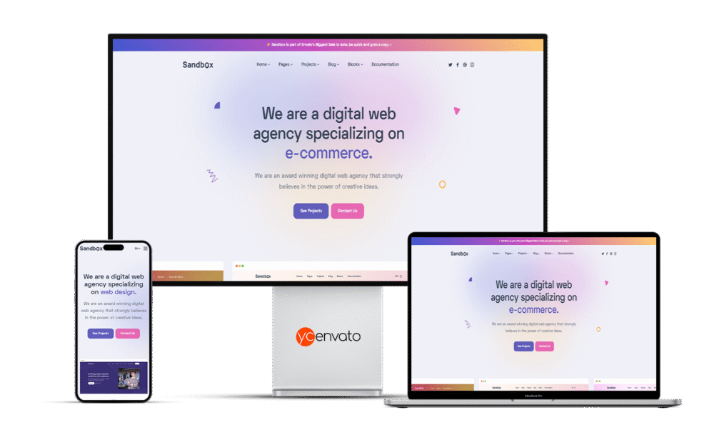 Sandbox - Modern & Multipurpose WordPress Theme - Görsel 3