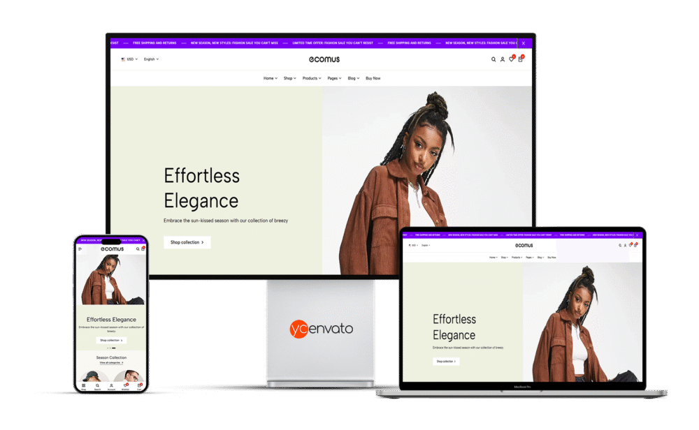 Ecomus - Multipurpose WooCommerce Theme - Görsel 2