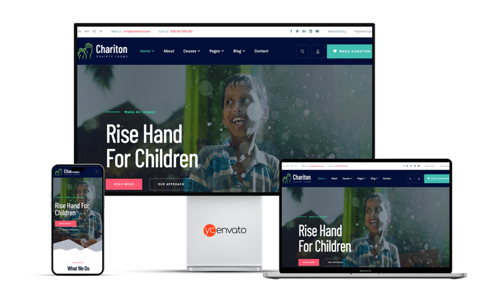 Chariton - NonProfit Charity WordPress Theme - Görsel 3