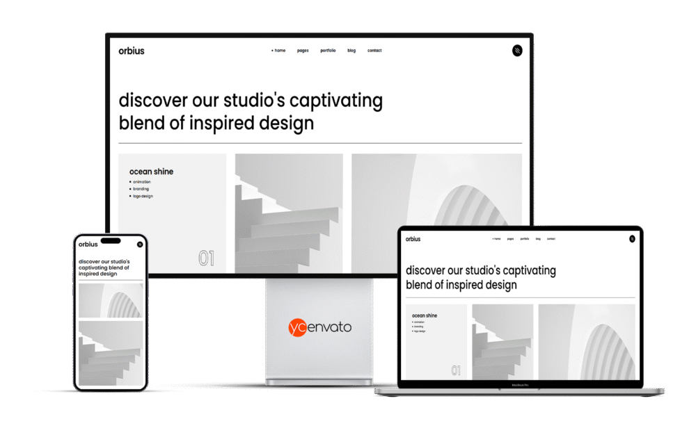 Orbius - Creative Agency and Portfolio Theme - Görsel 3
