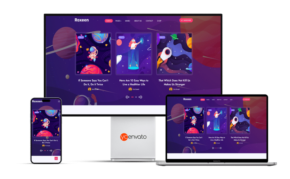 Roxeen - Personal Lightweight WordPress Theme - Görsel 2
