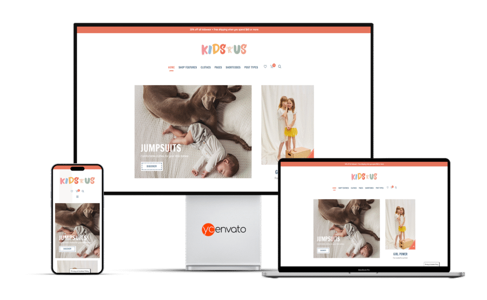 Kids R Us – Toy Store and Kids Clothes Shop WordPress Theme - Görsel 2
