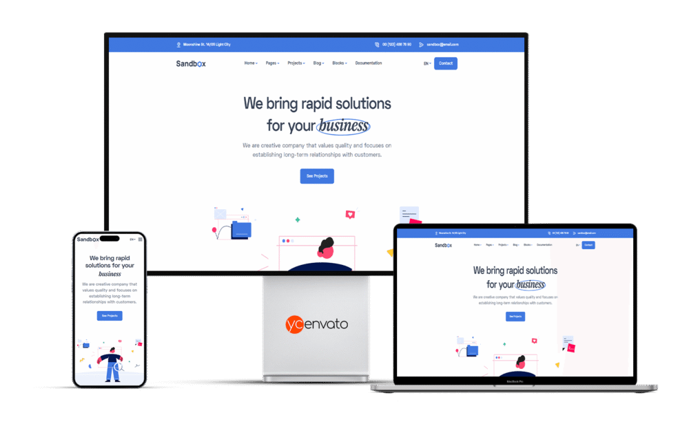 Sandbox - Modern & Multipurpose WordPress Theme - Görsel 2