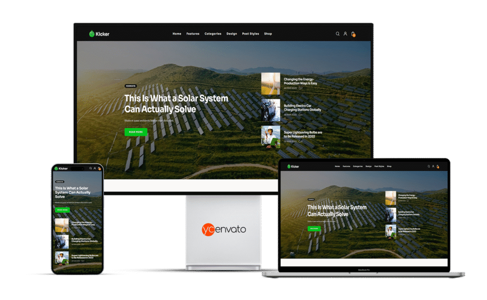Kicker - Multipurpose Blog Magazine WordPress Theme + Gutenberg - Görsel 3