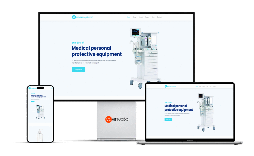 Medical Equipment - eCommerce WordPress Theme