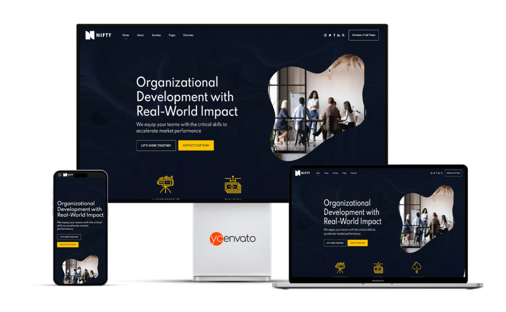 Nifty – Business Consulting WordPress Theme - Görsel 2