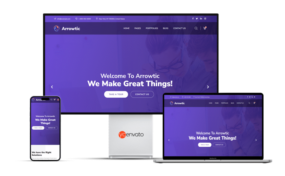 Arrowtic - Digital Marketing Agency WordPress Theme - Görsel 2