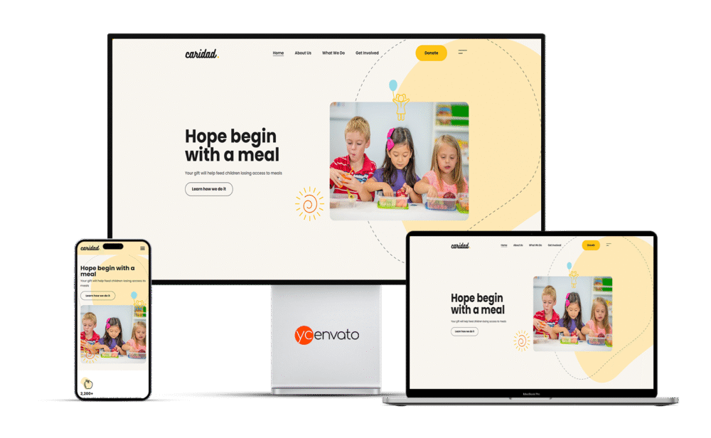 Caridad – Charity WordPress Theme - Görsel 2