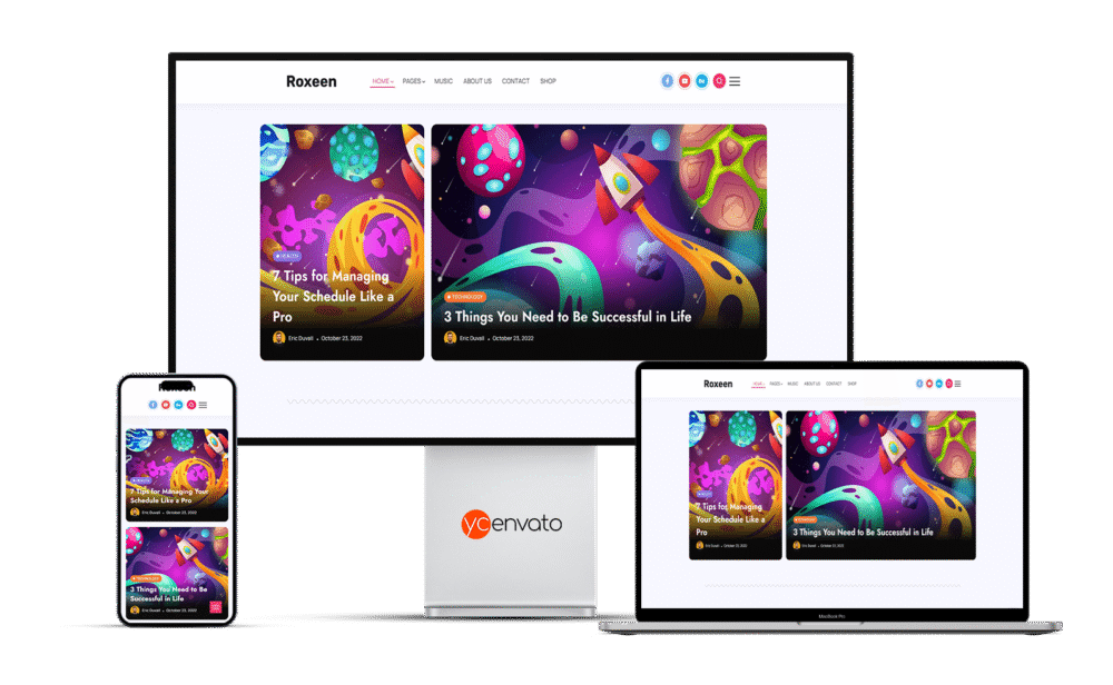 Roxeen - Personal Lightweight WordPress Theme