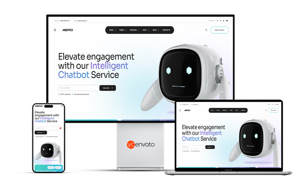 Aiero - AI Agency & Technology WordPress Theme