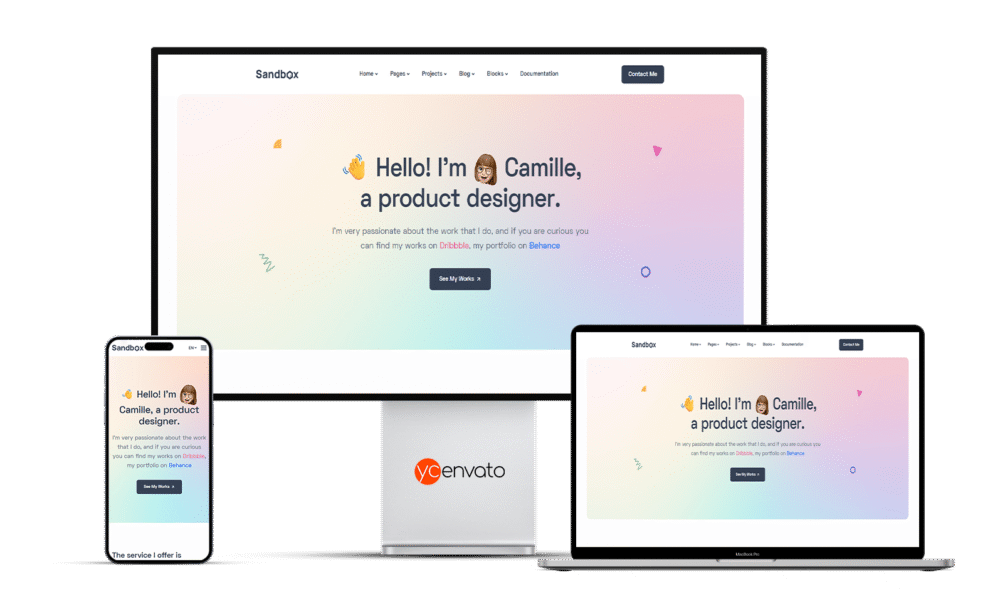 Sandbox - Modern & Multipurpose WordPress Theme