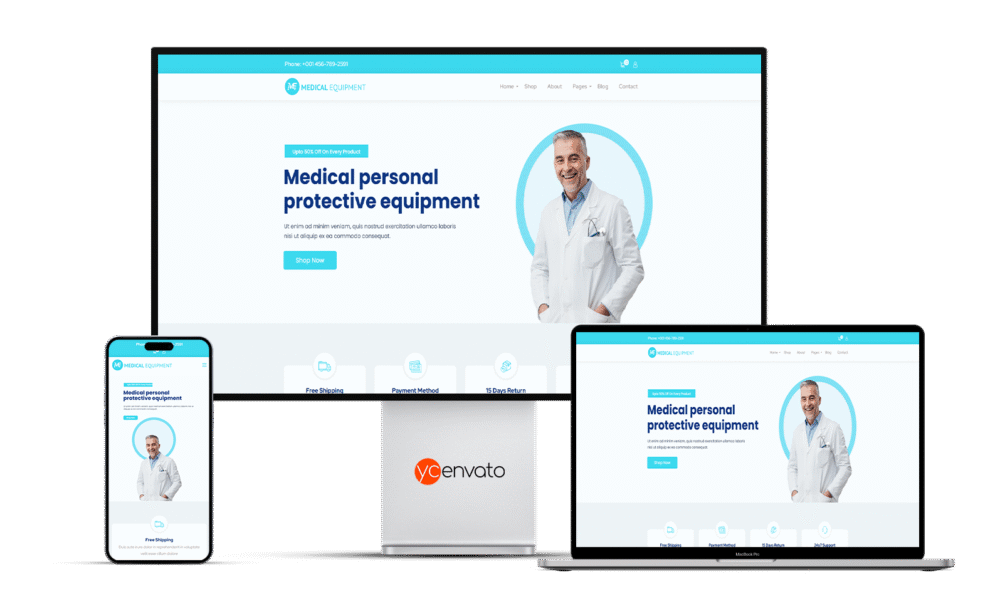Medical Equipment - eCommerce WordPress Theme - Görsel 6