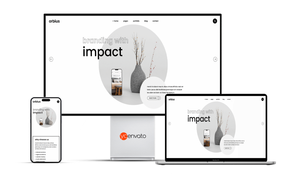 Orbius - Creative Agency and Portfolio Theme - Görsel 2