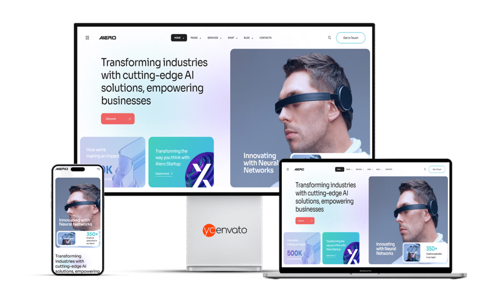 Aiero - AI Agency & Technology WordPress Theme - Görsel 6