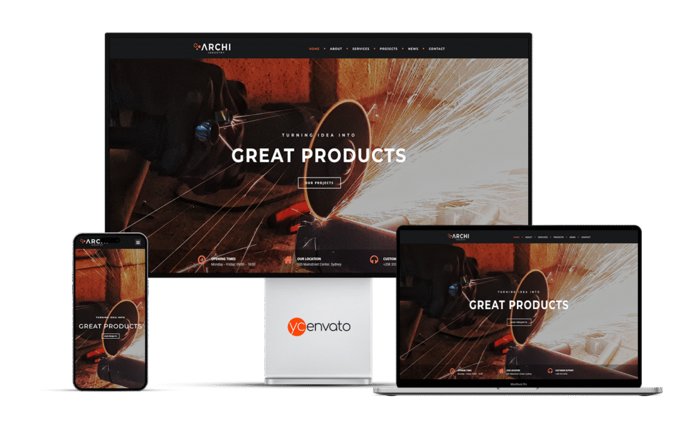 Archi - Interior Design WordPress Theme - Görsel 6