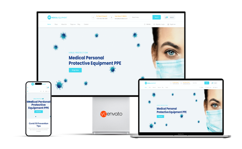 Medical Equipment - eCommerce WordPress Theme - Görsel 5