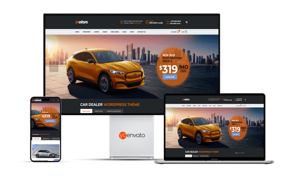 Motors - Car Dealer, Rental & Listing WordPress Theme - Görsel 5