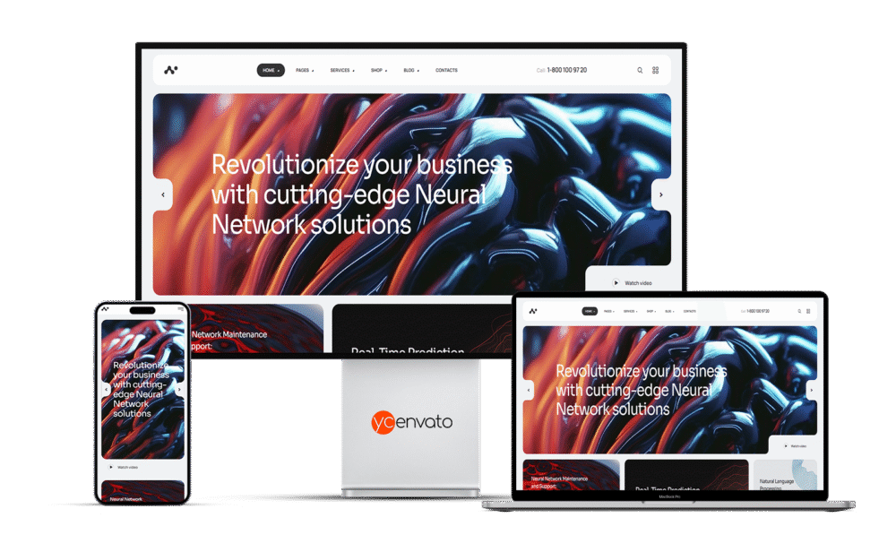 Neuros – AI Agency & Technology WordPress Theme - Görsel 6