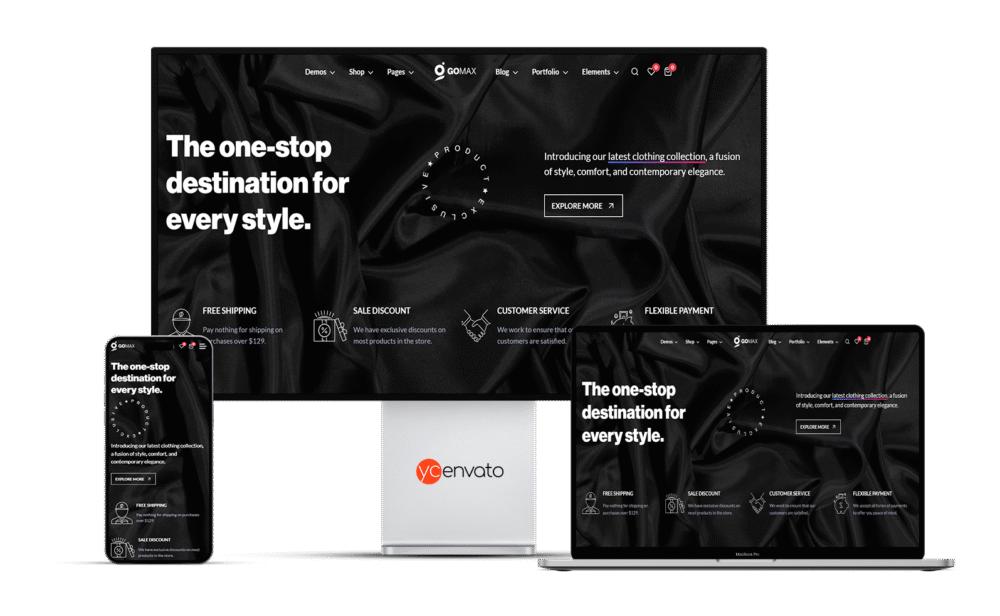 Gomax - Elementor WooCommerce WordPress Theme - Görsel 5