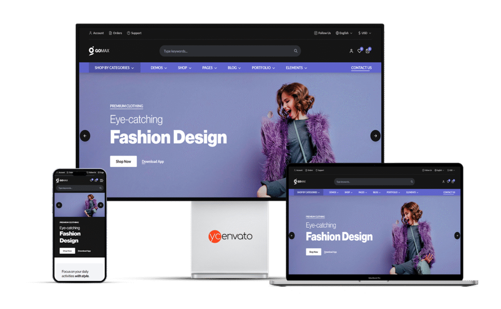 Gomax - Elementor WooCommerce WordPress Theme - Görsel 3